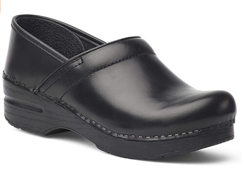 Dansko Women's Professional Pro Cabrio Leather Clog Black Cabrio Leather