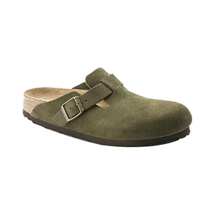 Birkenstock Unisex Boston Soft Footbed Leather Clog Forest Suede Review